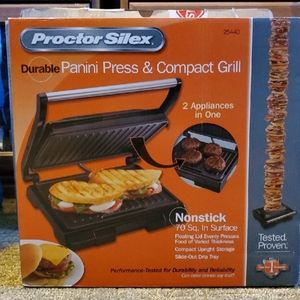 Panini Press and Compact Grill